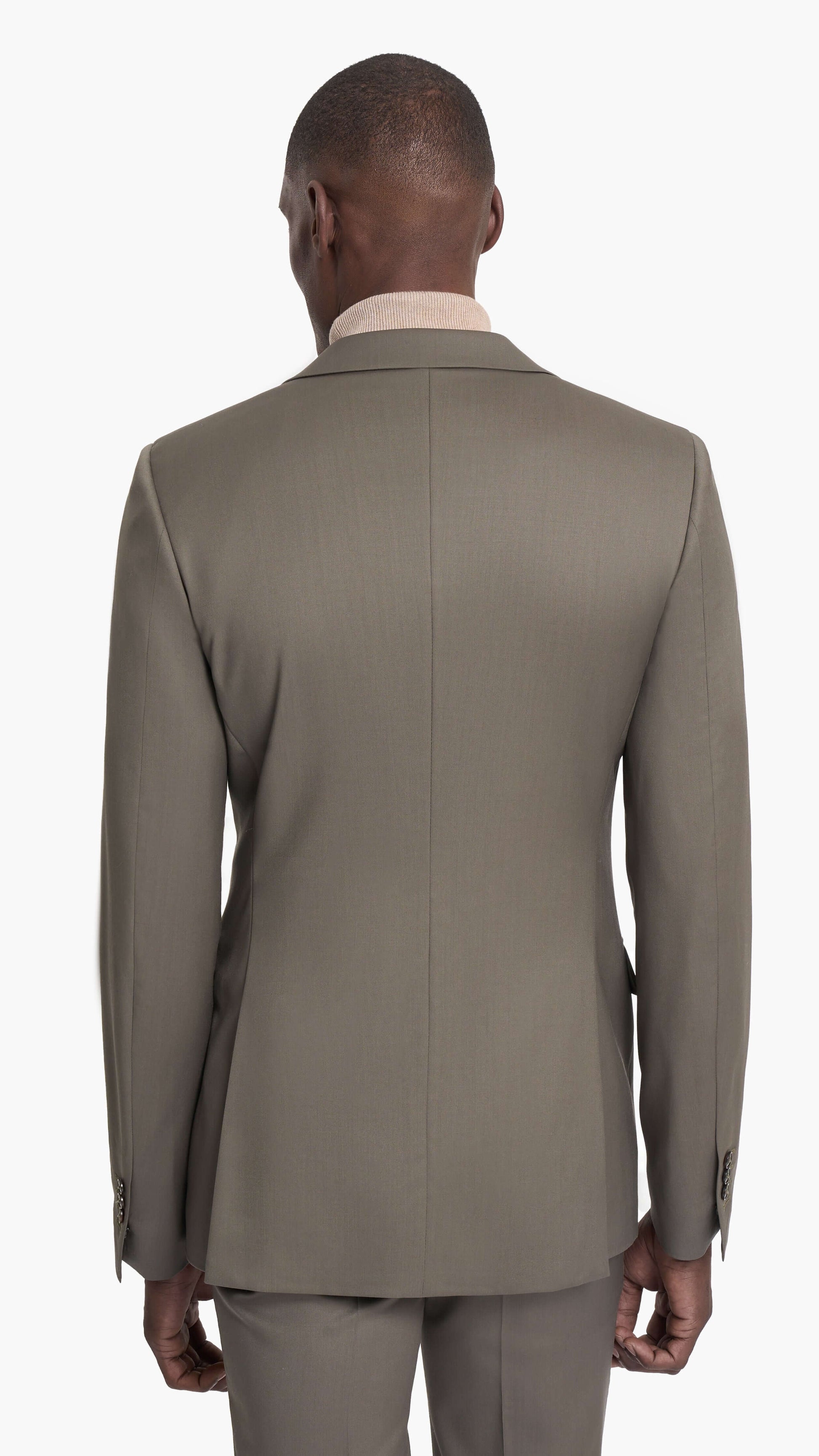 Scabal Olive Prunelle Custom Suit