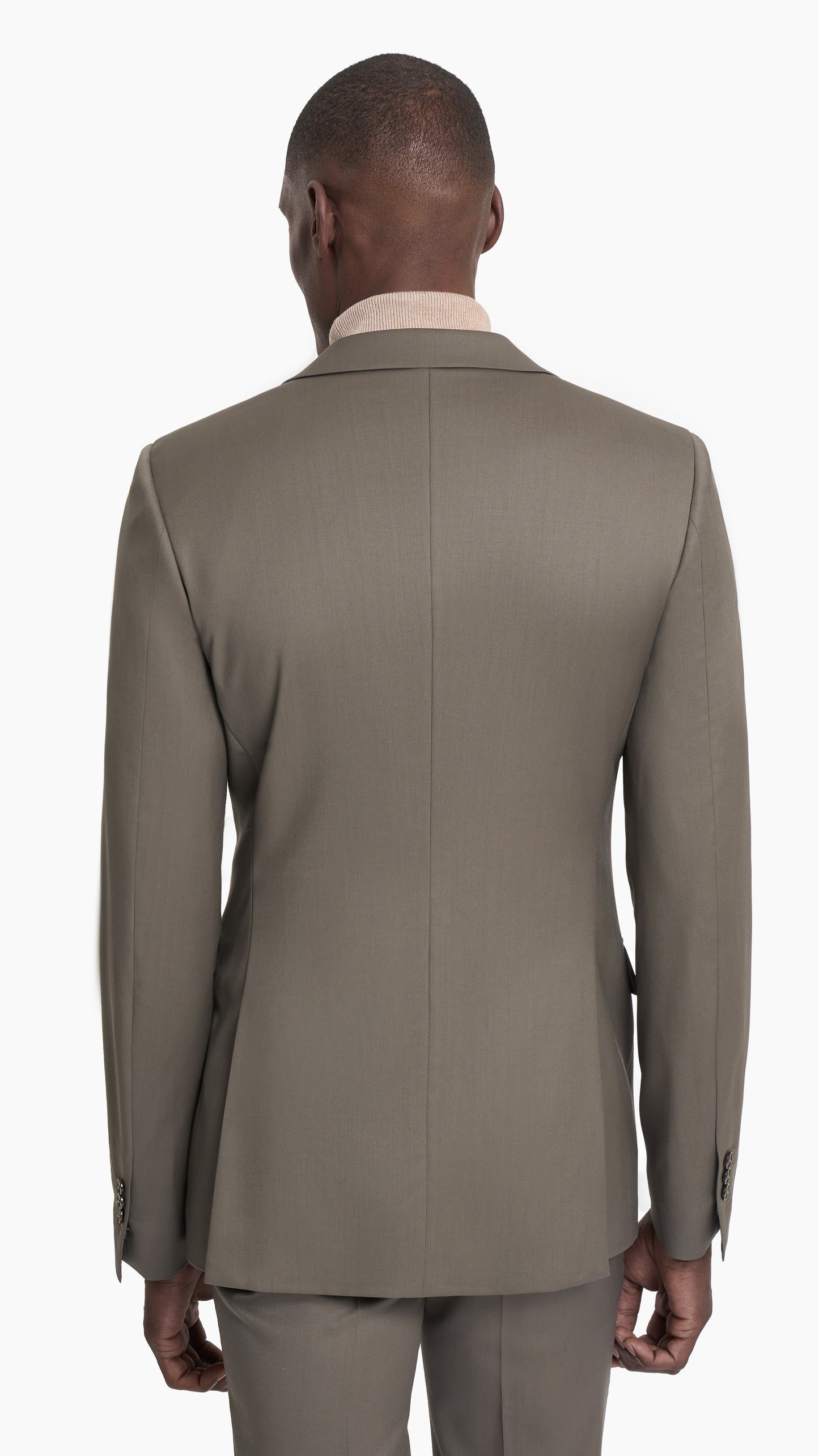 Scabal Olive Prunelle Custom Suit