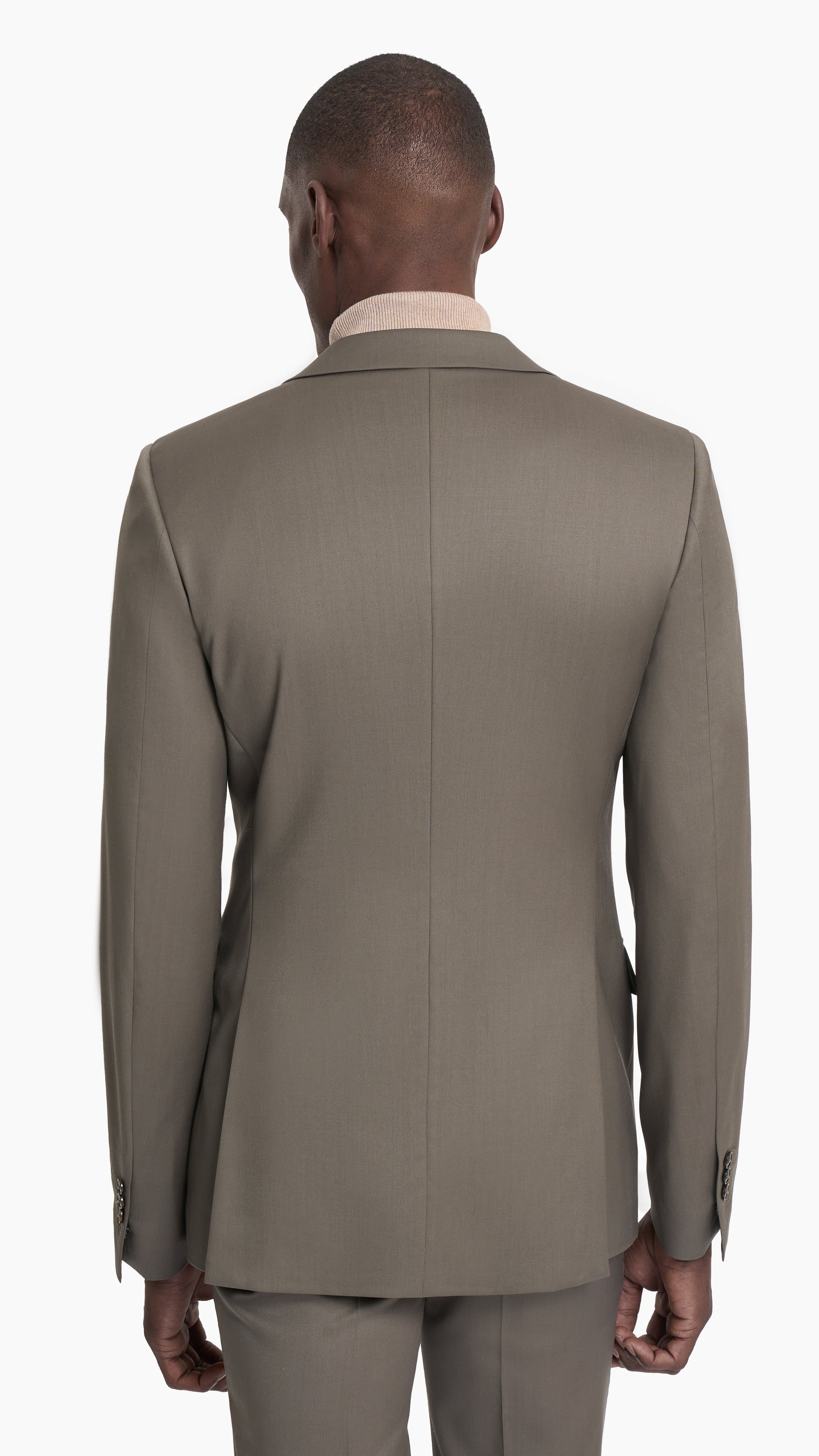 Scabal Olive Prunelle Custom Suit