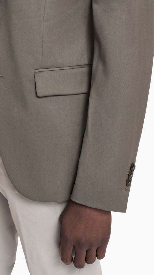 Scabal Olive Prunelle Custom Suit