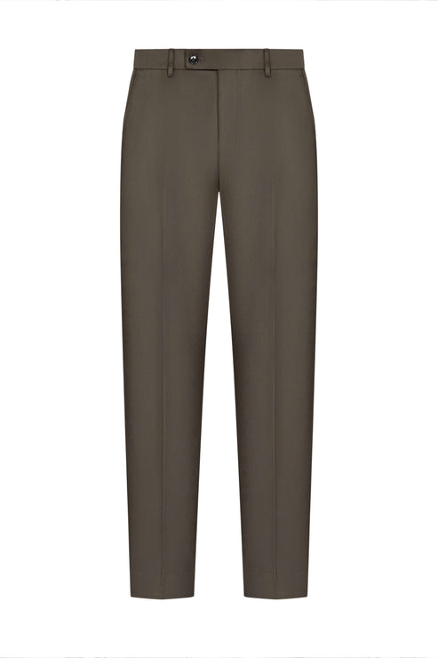 Scabal Olive Prunelle Custom Suit