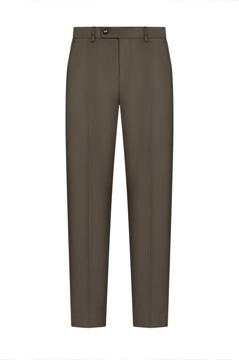 Scabal Olive Prunelle Custom Suit