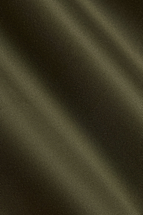 Holland & Sherry Dark Olive Cotton Jacket