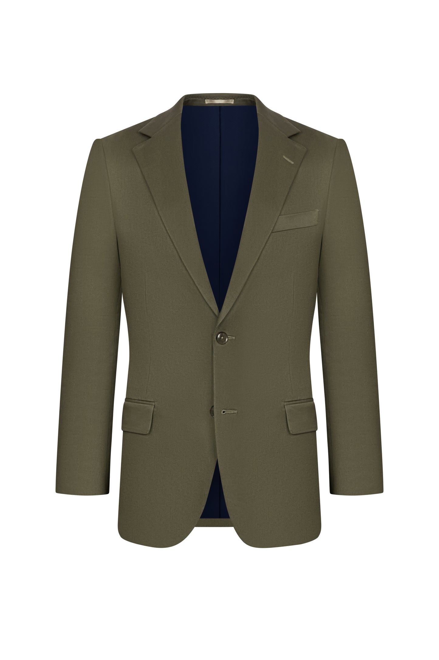 Holland & Sherry Dark Olive Cotton Jacket