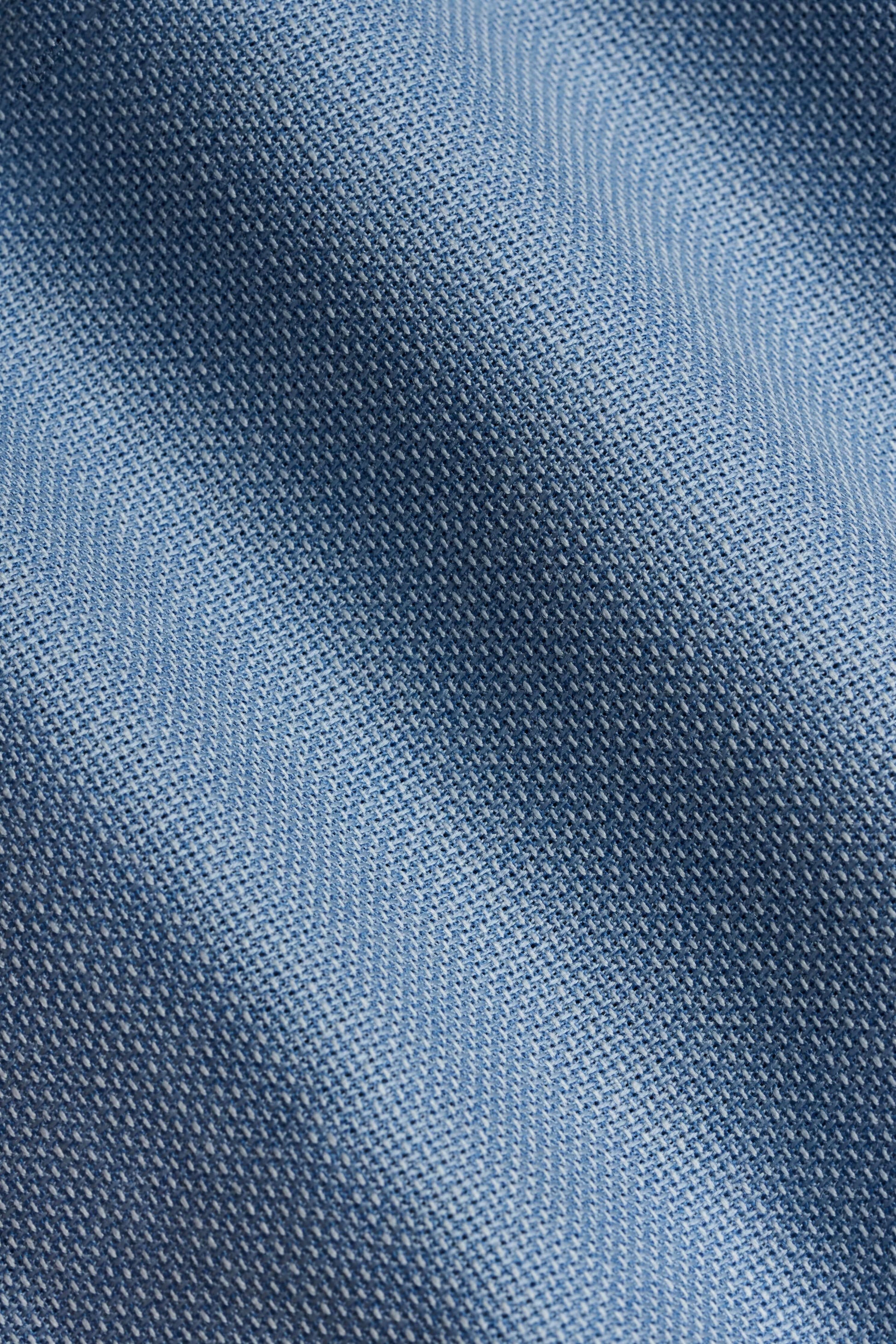 Scabal Sky Blue Hopsack Custom Jacket