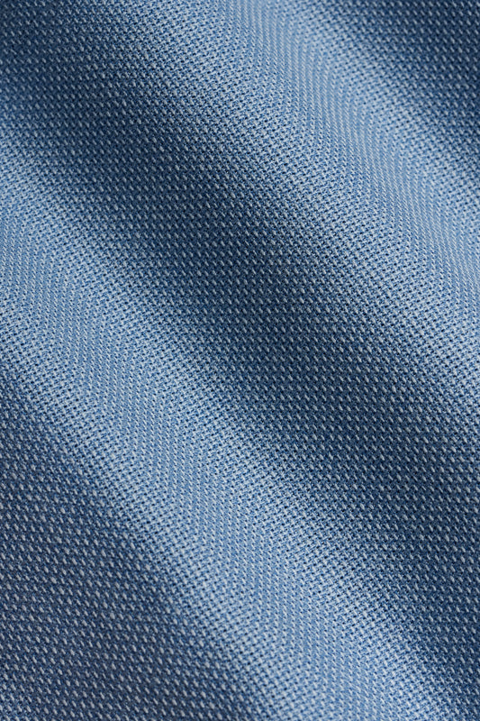 Scabal Sky Blue Hopsack Custom Jacket