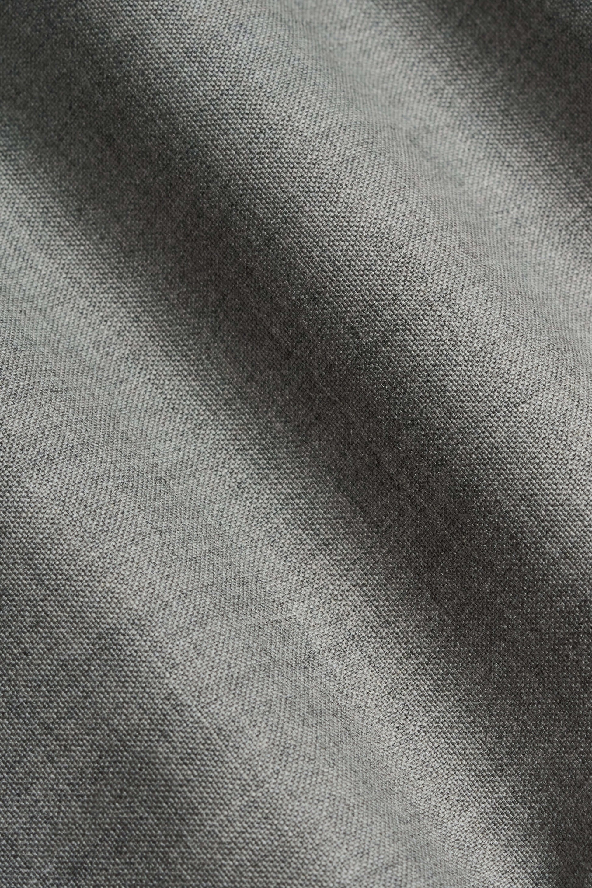 Holland & Sherry Light Grey Hopsack Custom Suit