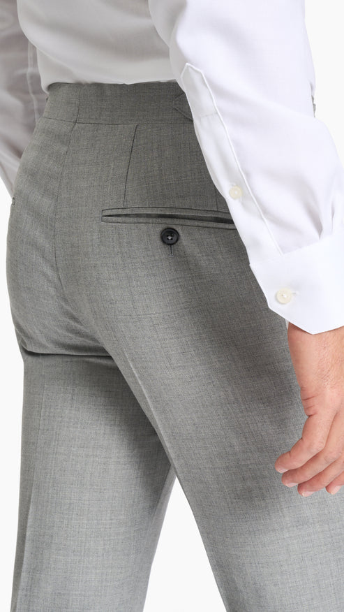 Light Grey Hopsack Trouser