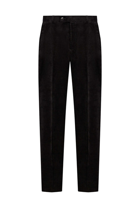 Scabal Black Corduroy Custom Trouser