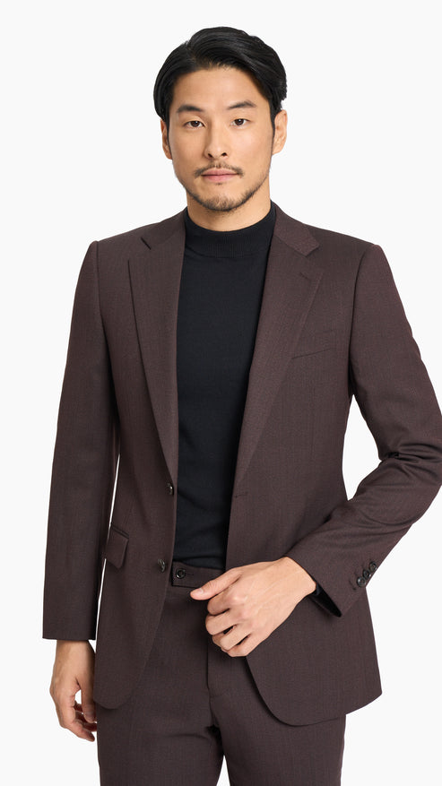 Brown Twill Suit