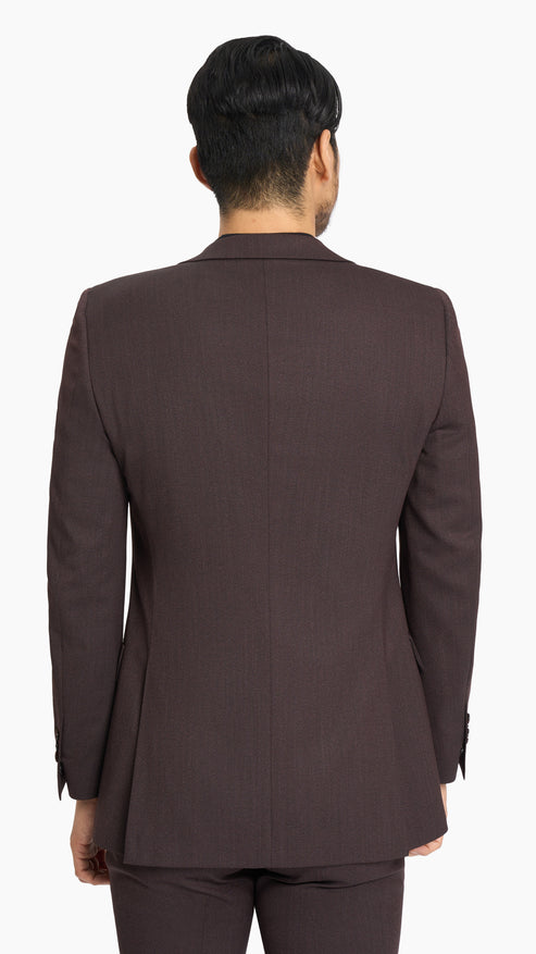 Brown Twill Suit