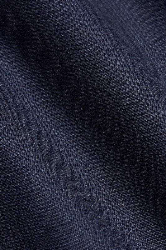 Navy Blue Plain Weave Jacket