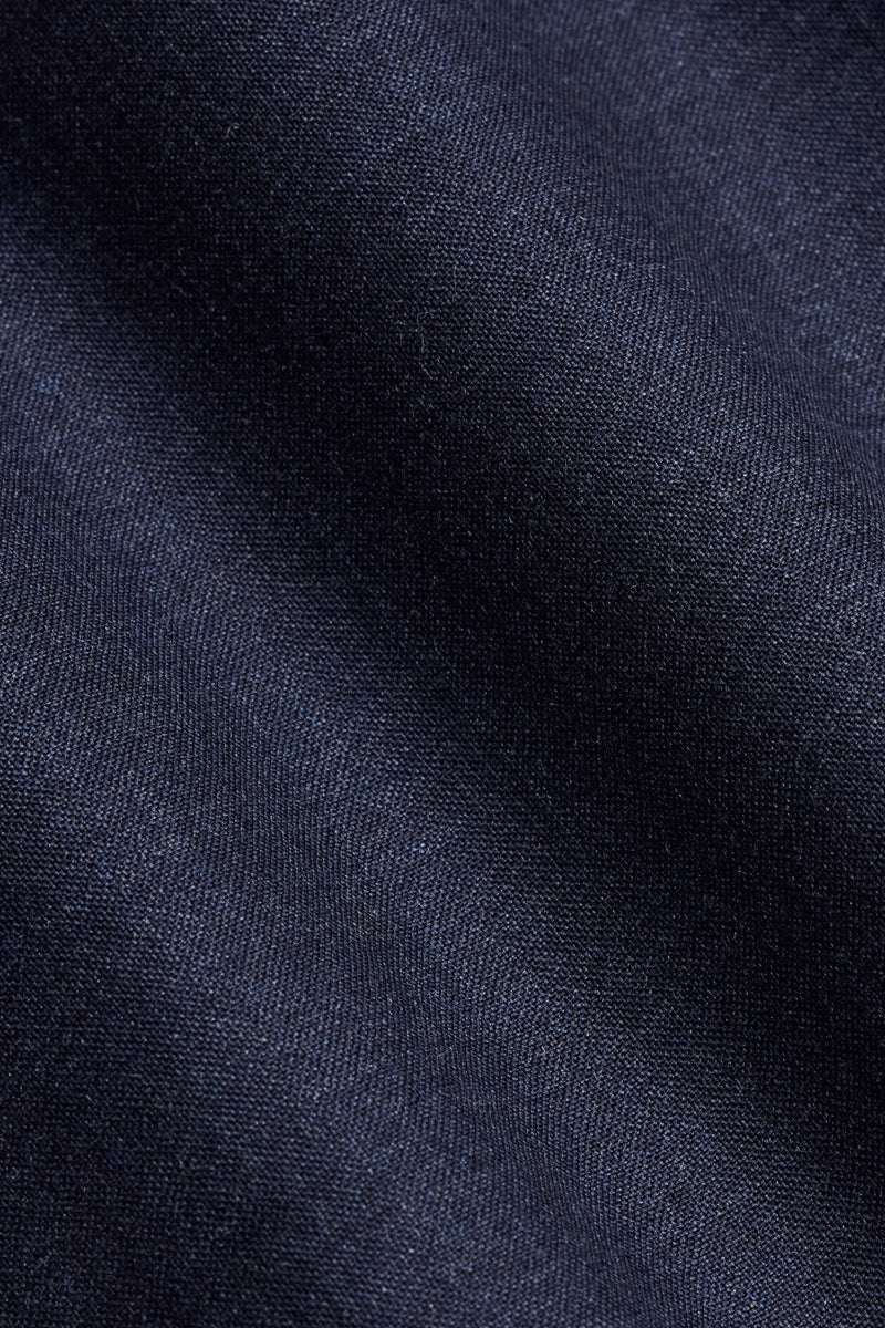 Scabal Navy Blue Plain Weave Custom Suit