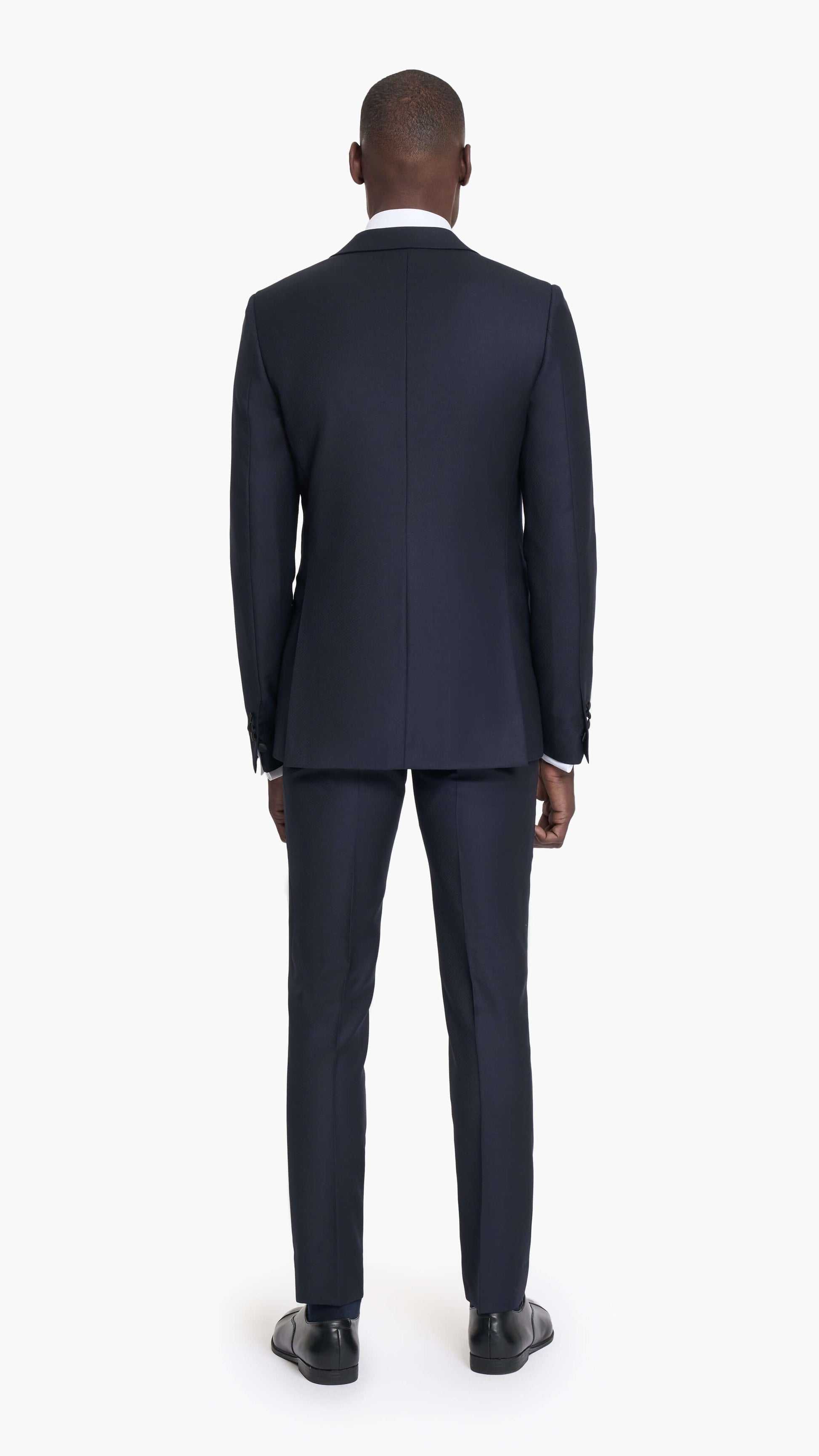 Scabal Midnight Blue Jacquard Tuxedo Jacket