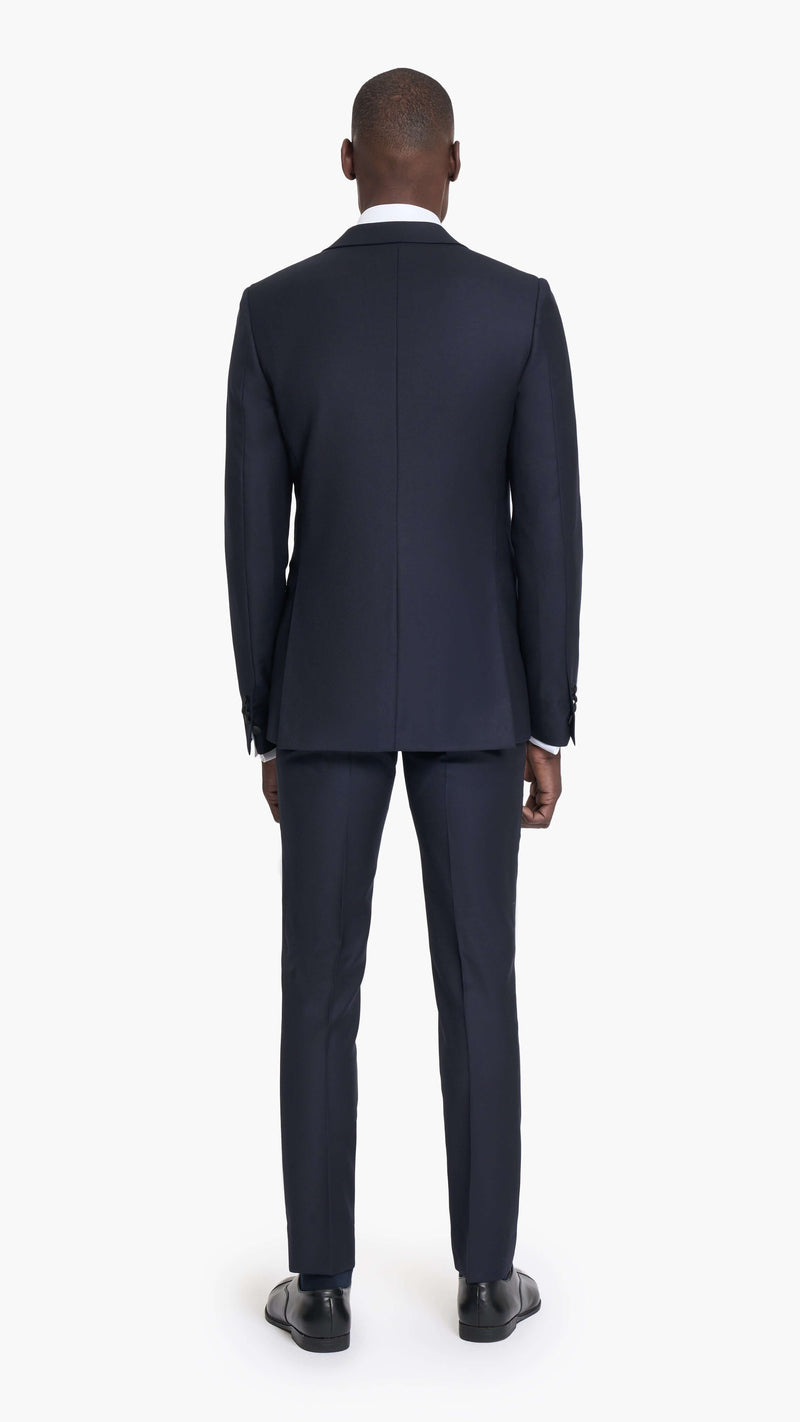 Scabal Midnight Blue Jacquard Tuxedo Jacket