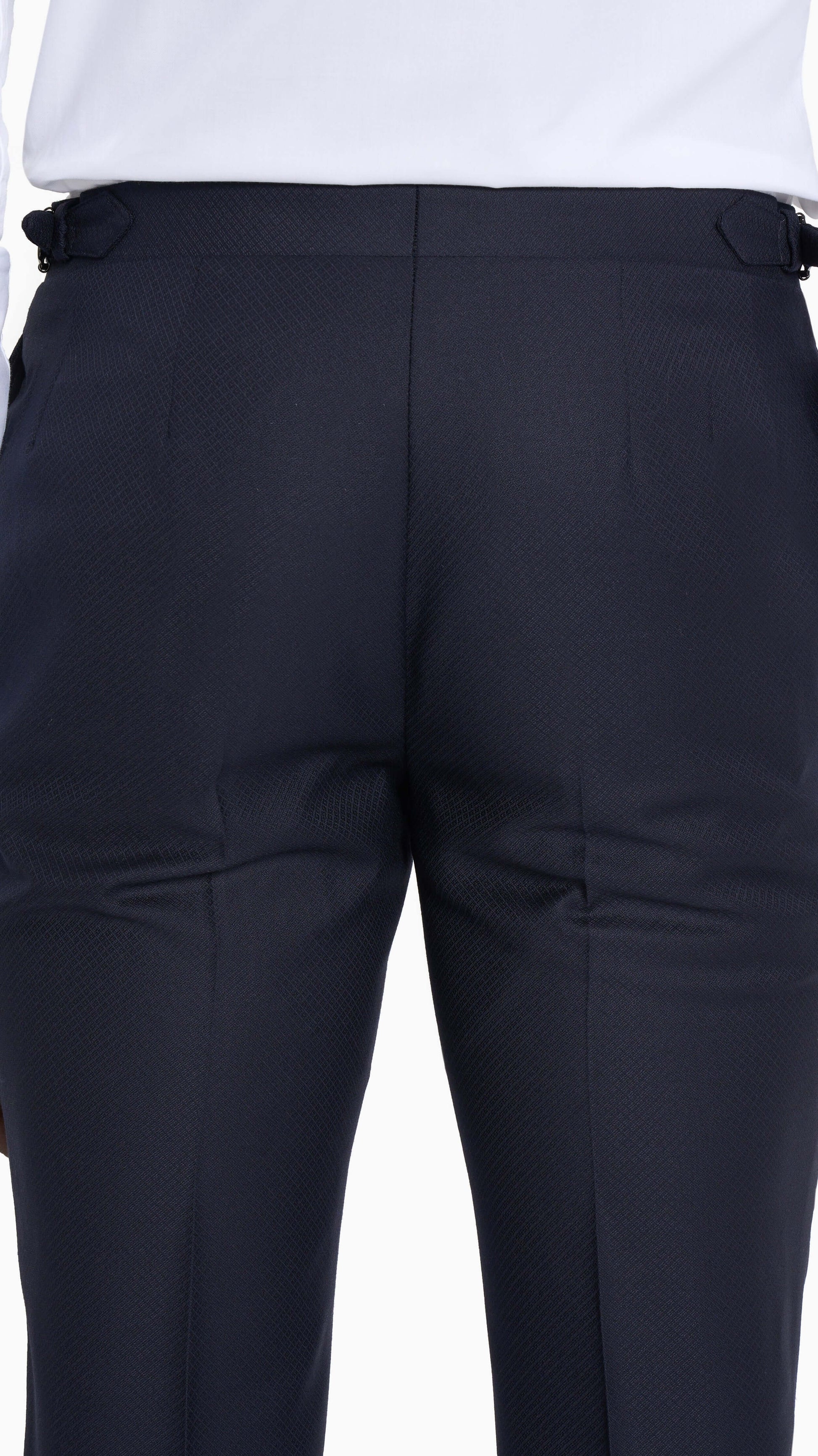Scabal Midnight Blue Jacquard Custom Tuxedo Suit