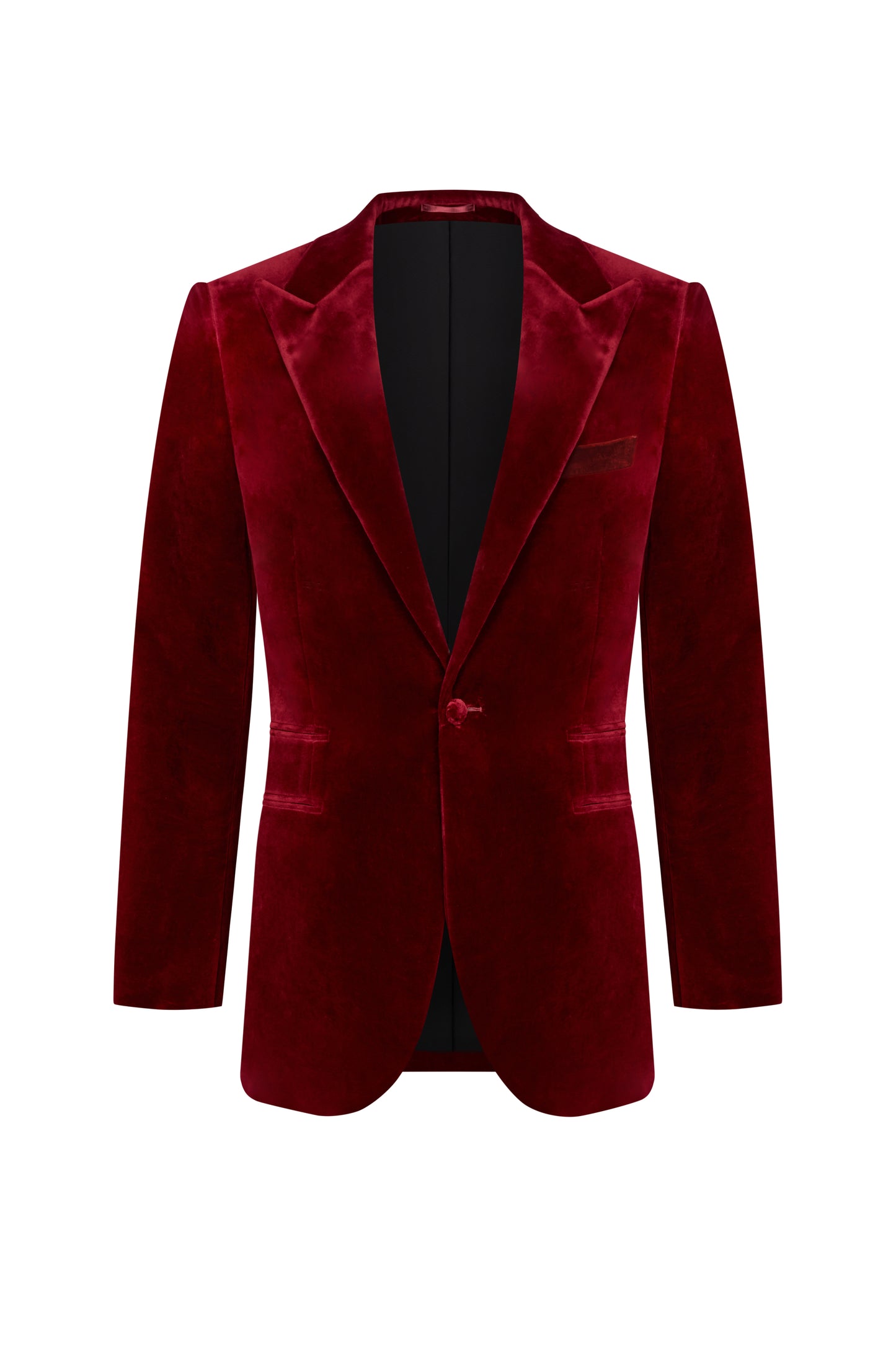 Scabal Cherry Velvet Custom Tuxedo Jacket