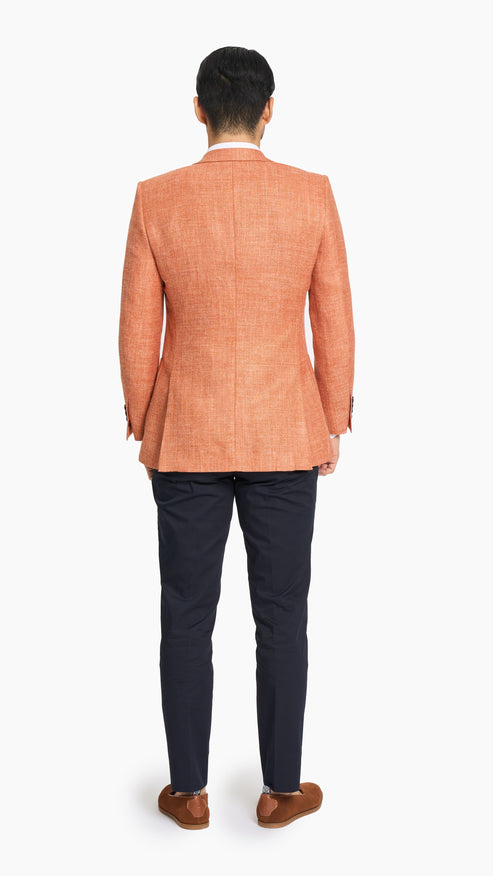 Terracotta Basket Weave Jacket