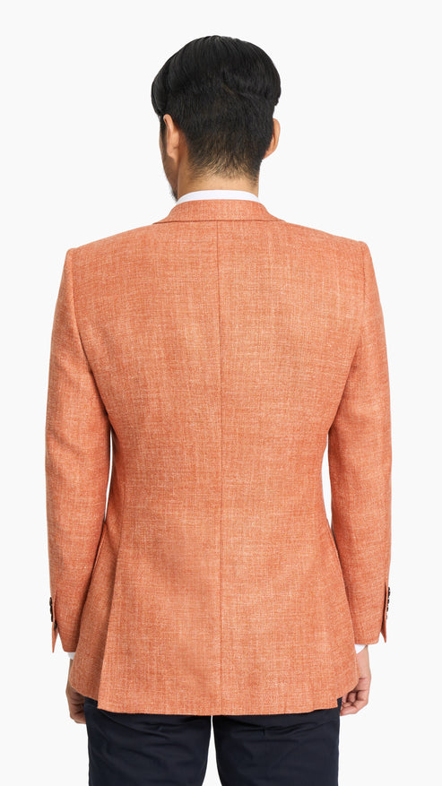 Terracotta Basket Weave Jacket