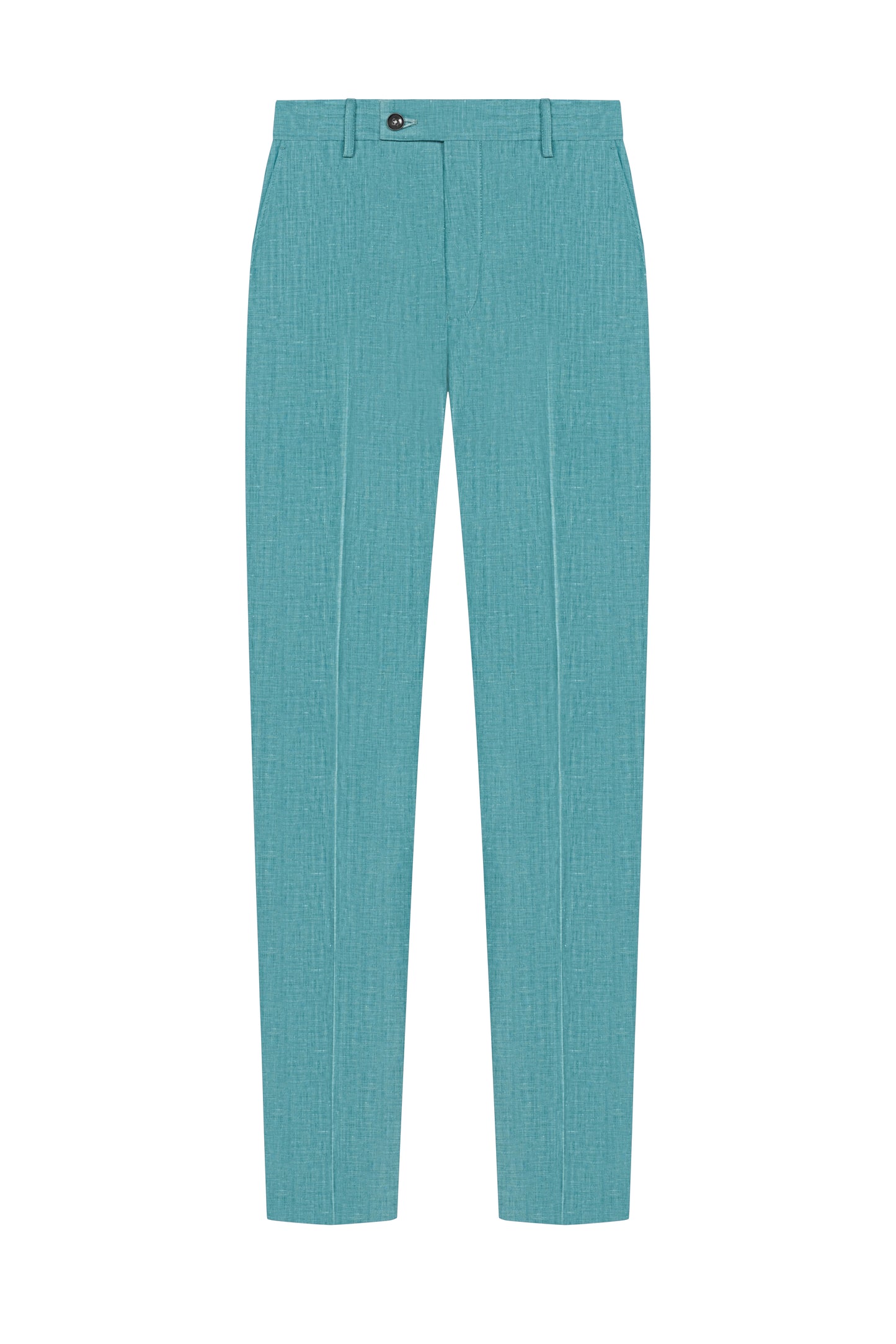 Teal Plain Weave Suit