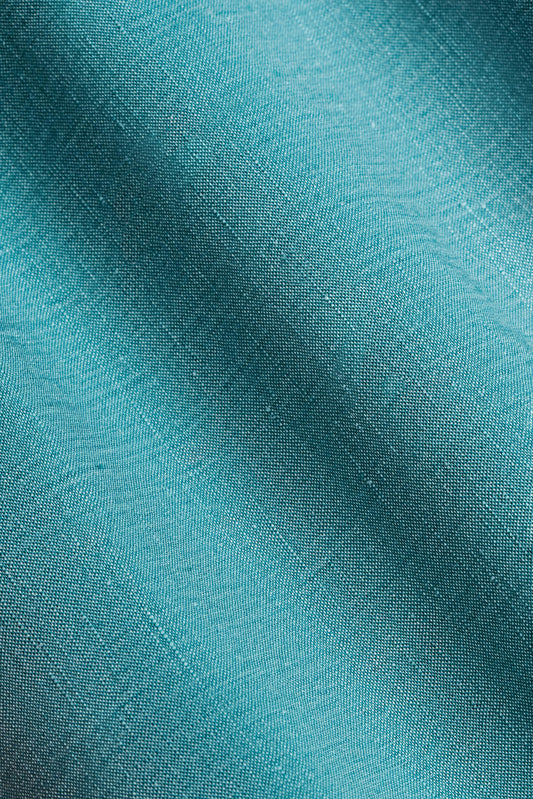 Holland & Sherry Teal Plain Weave Custom Suit