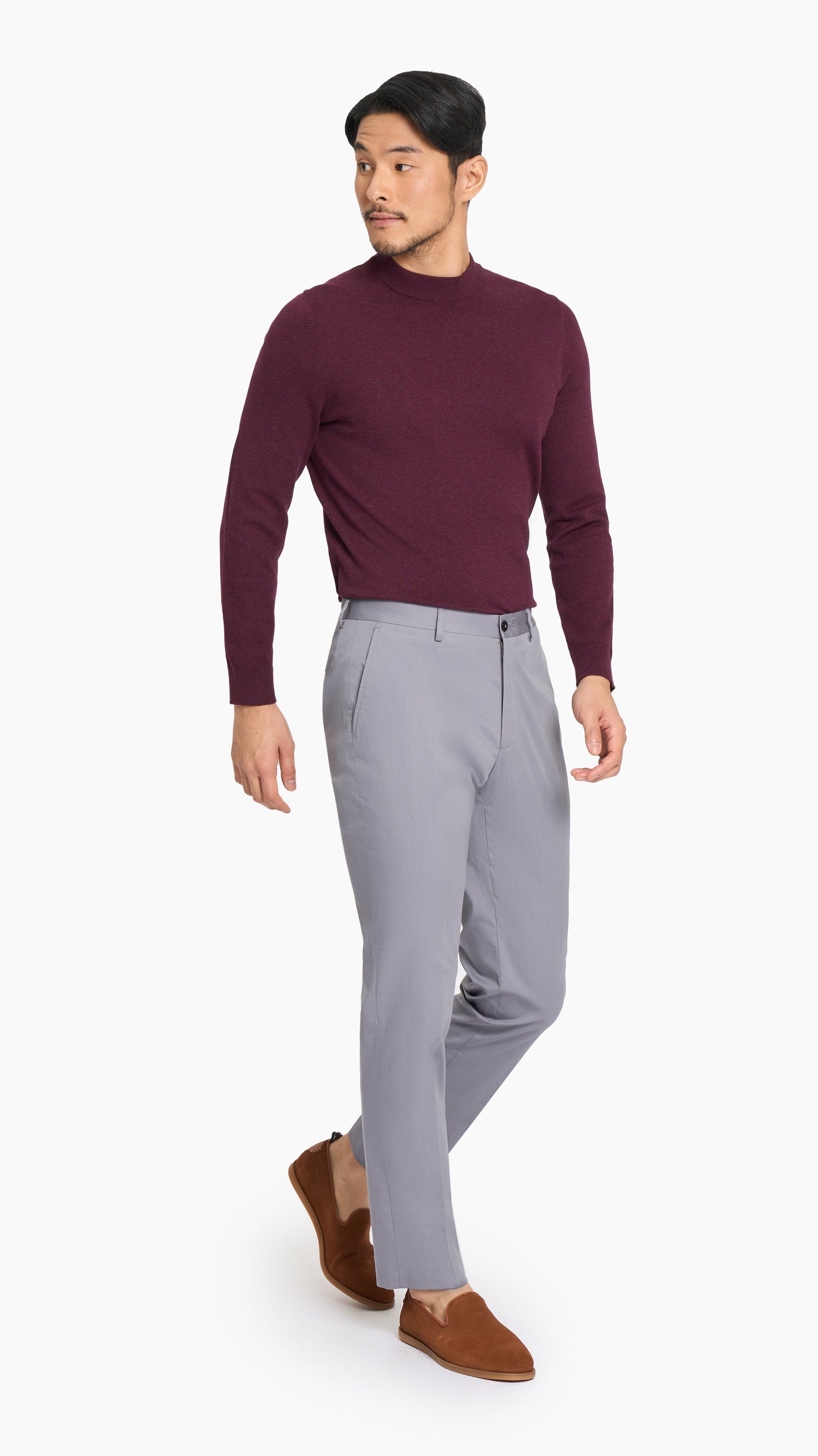 Grey Twill Chino