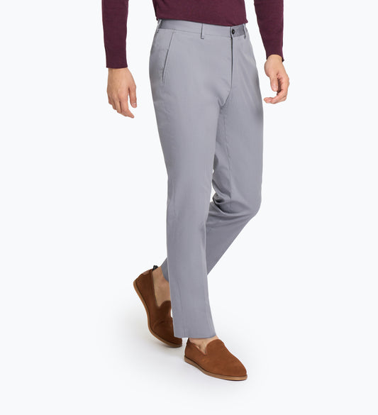 Tessuti di Sondrio Grey Twill Chino