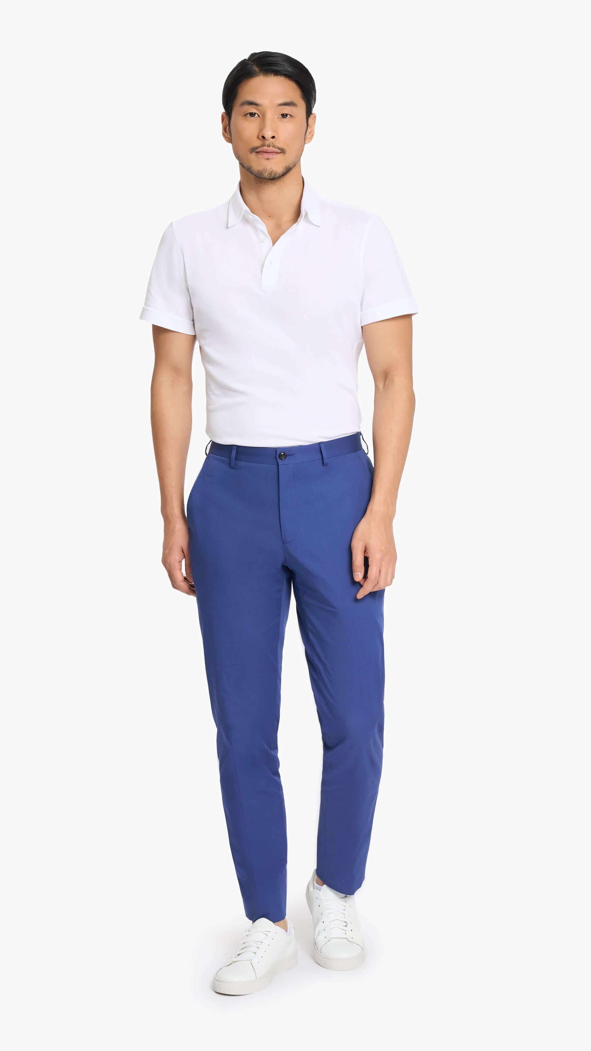 Tessuti di Sondrio Royal Blue Twill Custom Chino