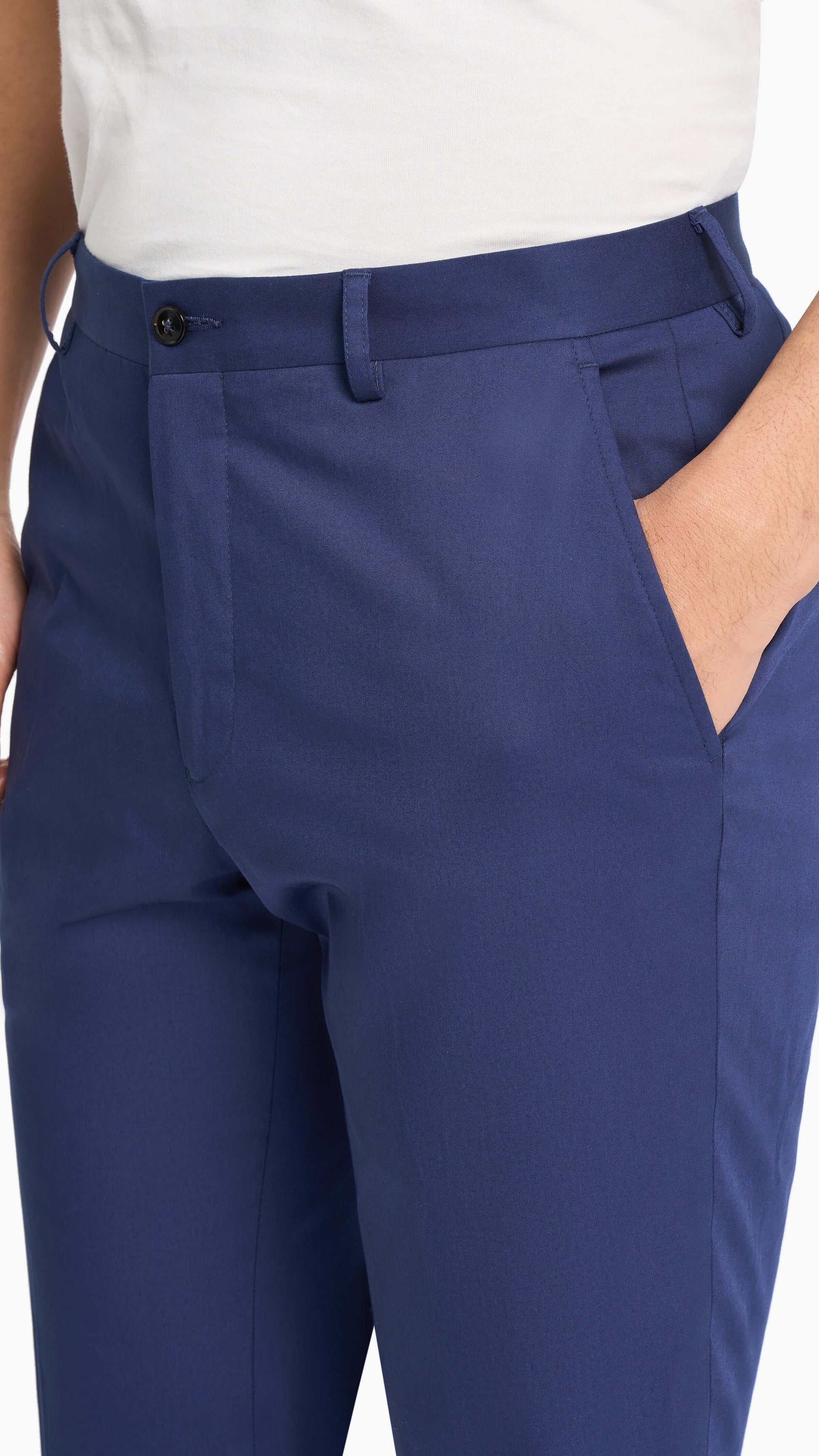 Tessuti di Sondrio Navy Twill Custom Chino