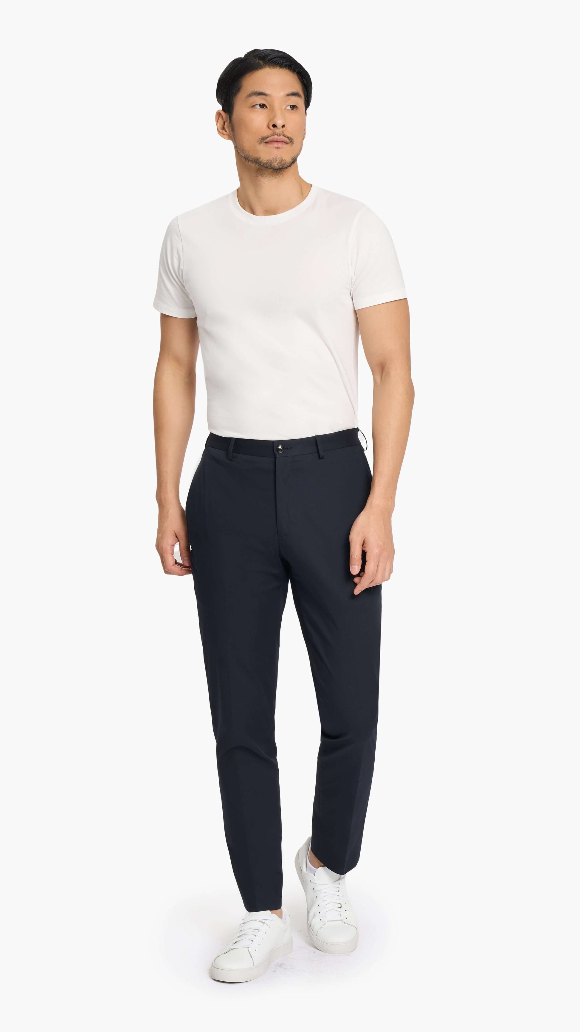 Tessuti di Sondrio Midnight Blue Twill Custom Chino