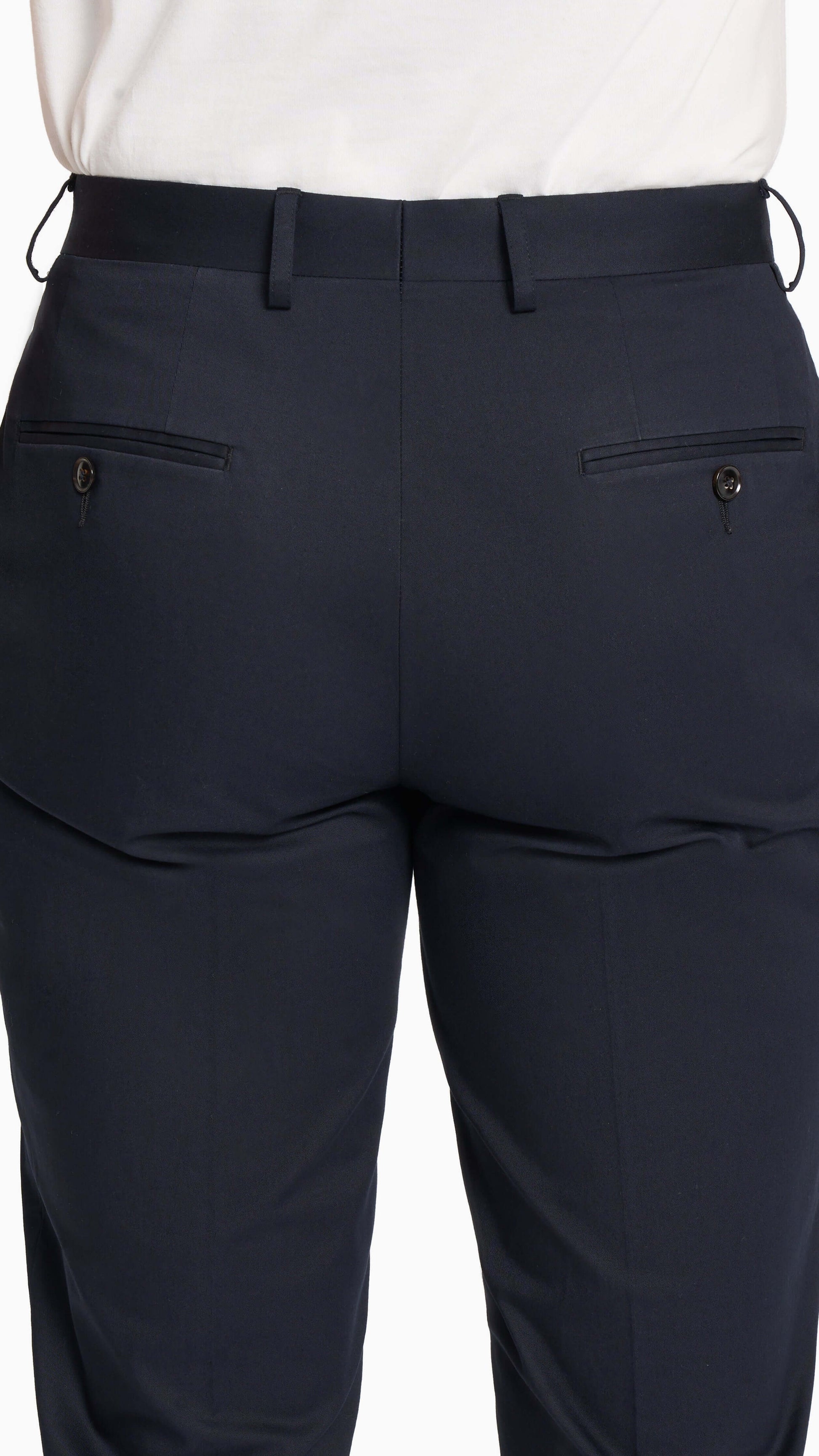 Tessuti di Sondrio Midnight Blue Twill Custom Chino