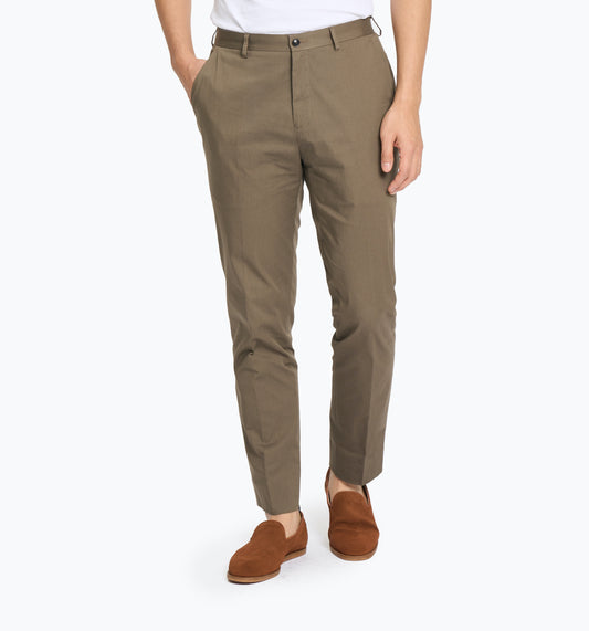 Tessuti di Sondrio Brown Twill Custom Chino