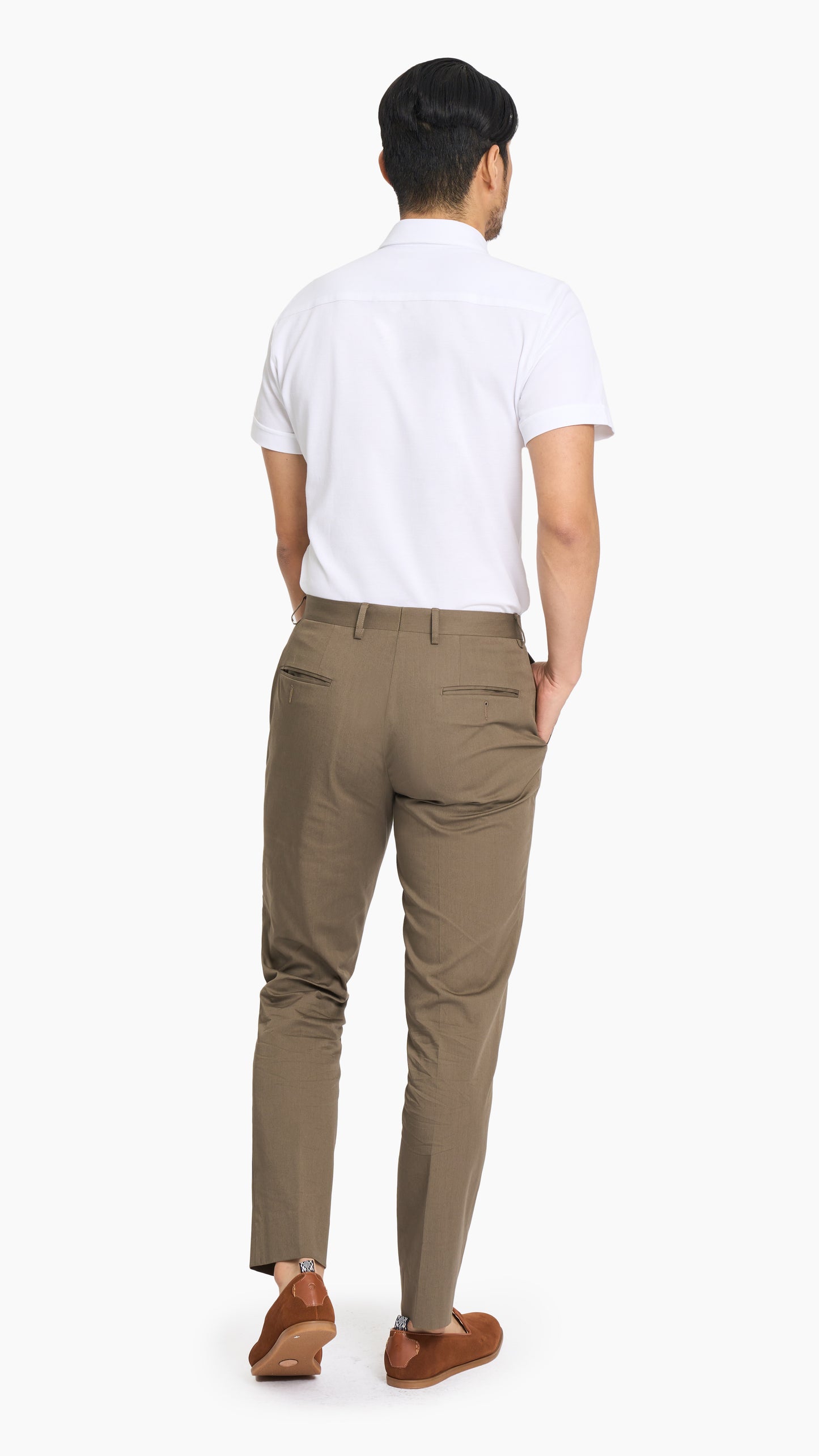 Tessuti di Sondrio Brown Twill Custom Chino