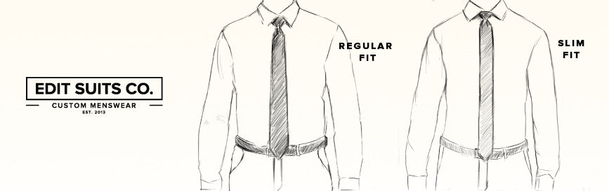 Between a Slim and Regular Fit Shirt - Tailors - Best Made to Measure & Bespoke Custom Clothing