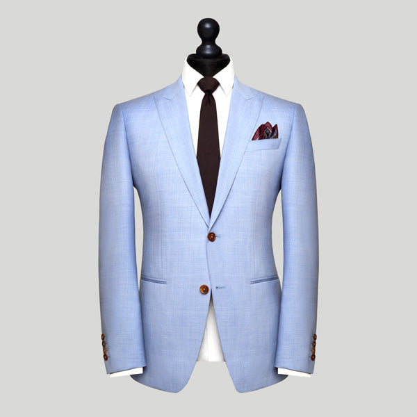 sky blue wedding suit